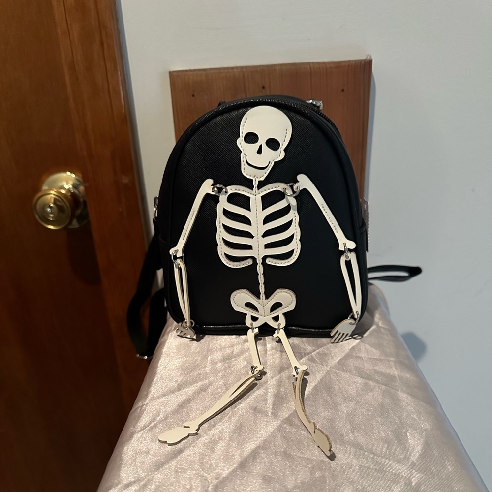 NWT Bath & Body Works skeleton mini backpack